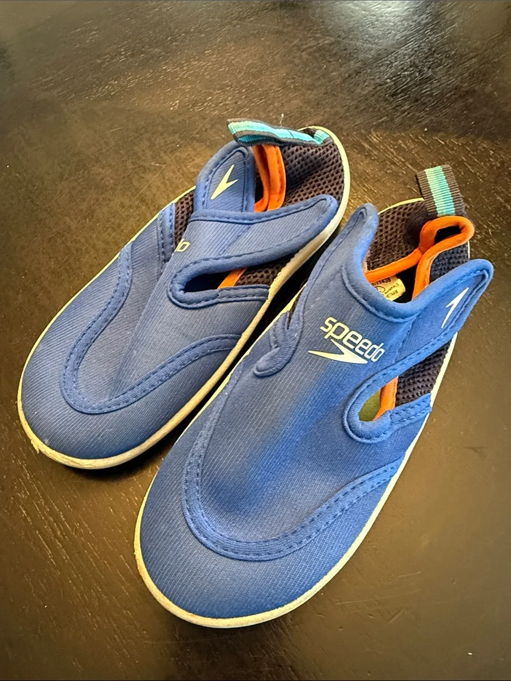 Speedo Kids Blue and Orange Water Shoes